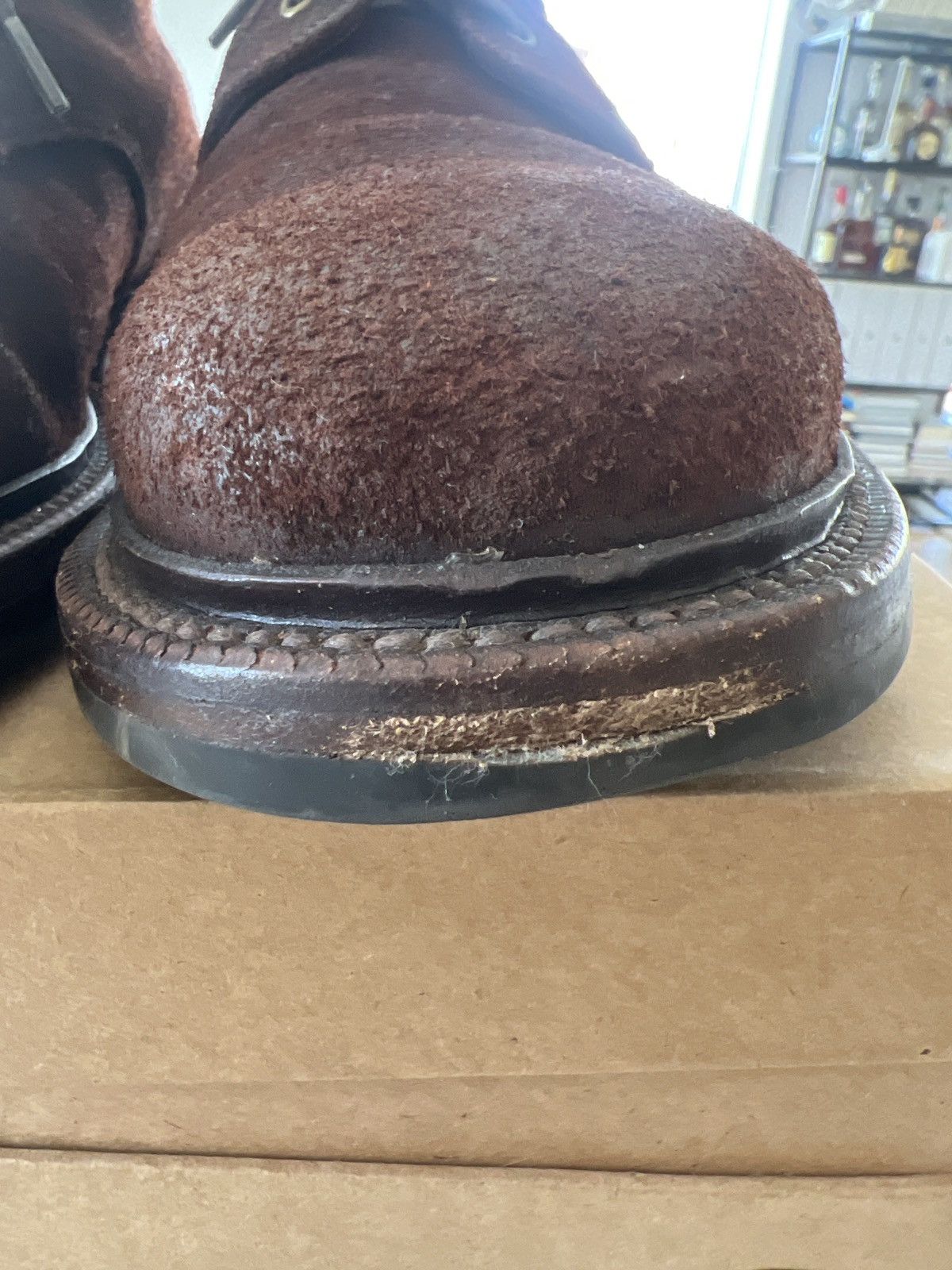 Grant Stone Grant Stone Edward Boot Dark Oak Roughout 11.5E Size US 11.5 / EU 44-45 - 10 Thumbnail