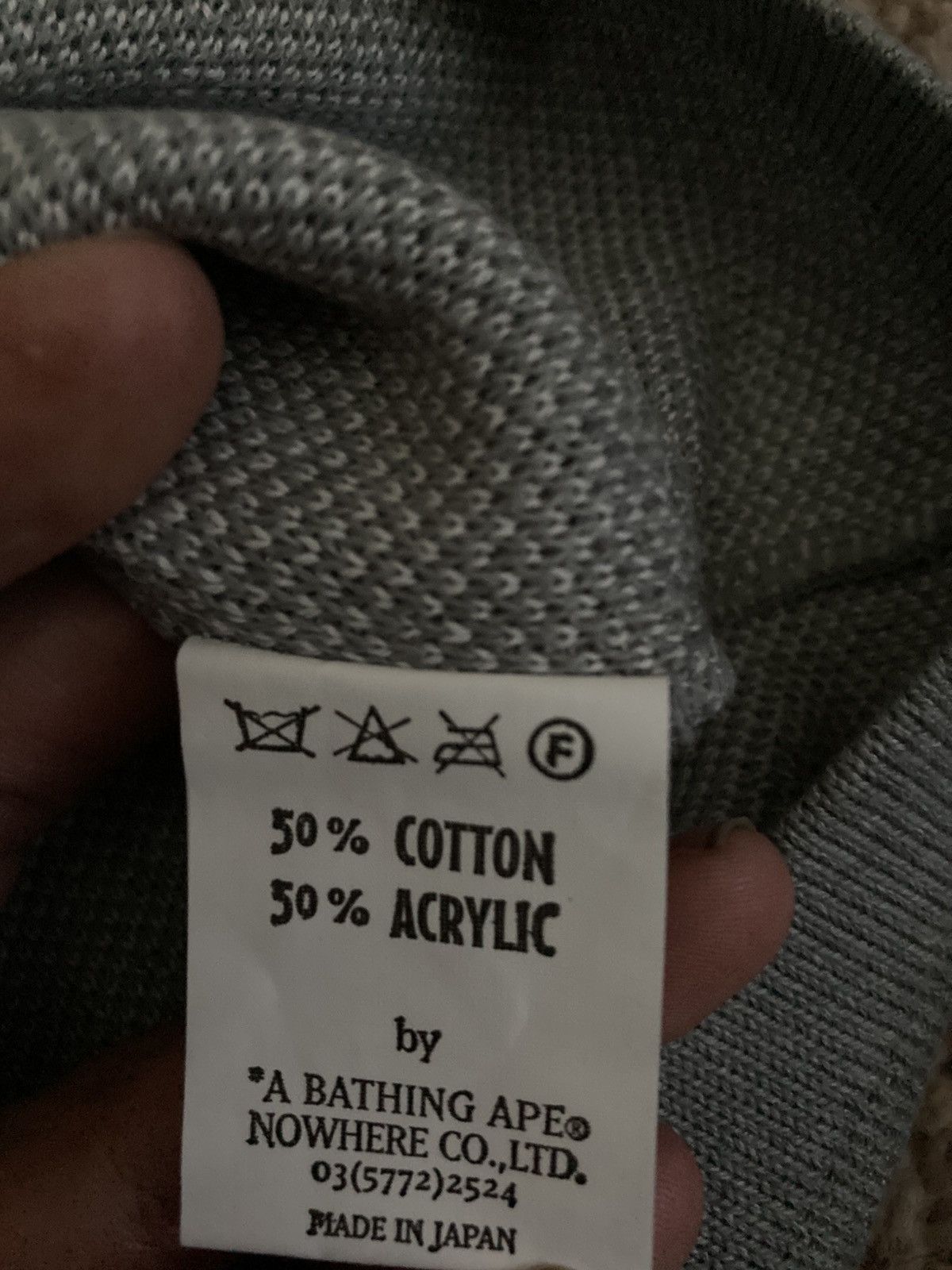 Bape 1999 Bape College Logo Knit Top White 90s OG Vintage Ape Size US M / EU 48-50 / 2 - 6 Thumbnail