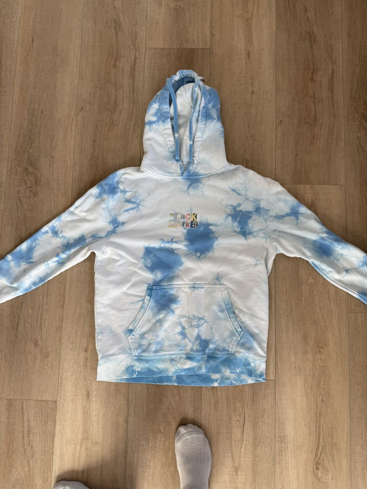 Designer × Vintage Blue Tye Dye 6lack Hoodie Size US L / EU 52-54 / 3 - 1 Thumbnail