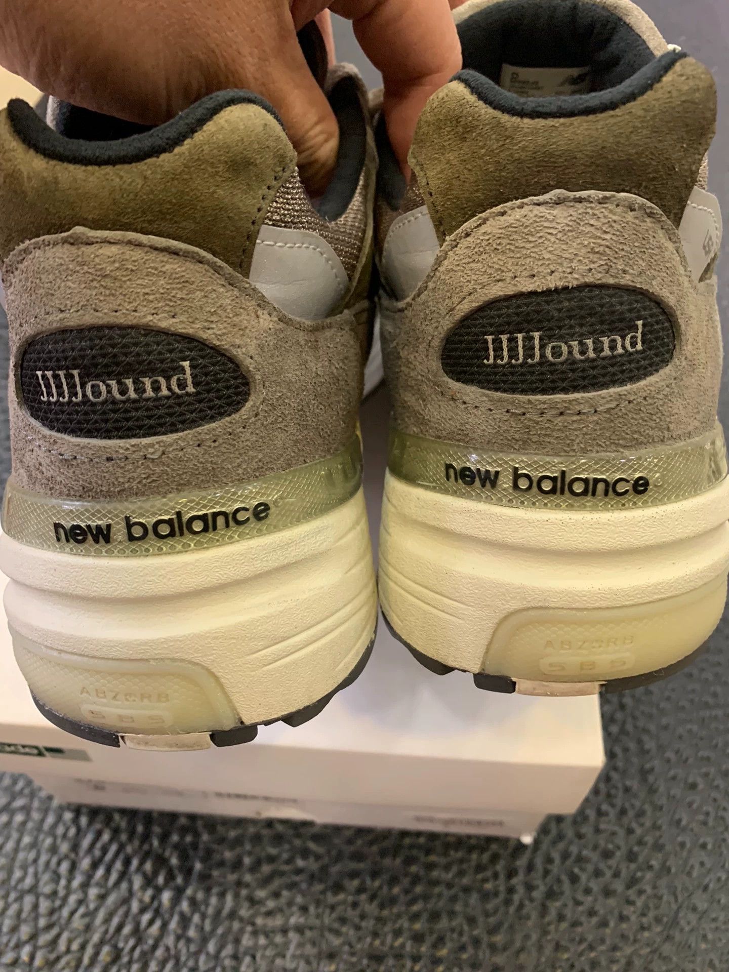 JJJJound JJJJound × New Balance 992 Suede Low Top Running Shoes 44 Size US 11 / EU 44 - 3 Thumbnail