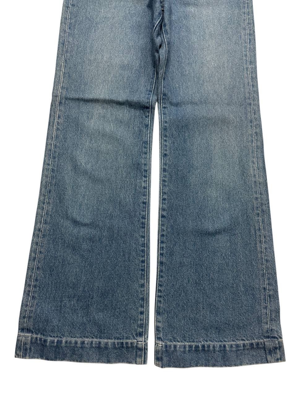 Vintage 💥Flared Baggy💥Made In Japan 90s Stoned Washed Classic Jeans Size US 26 / EU 42 - 5 Thumbnail