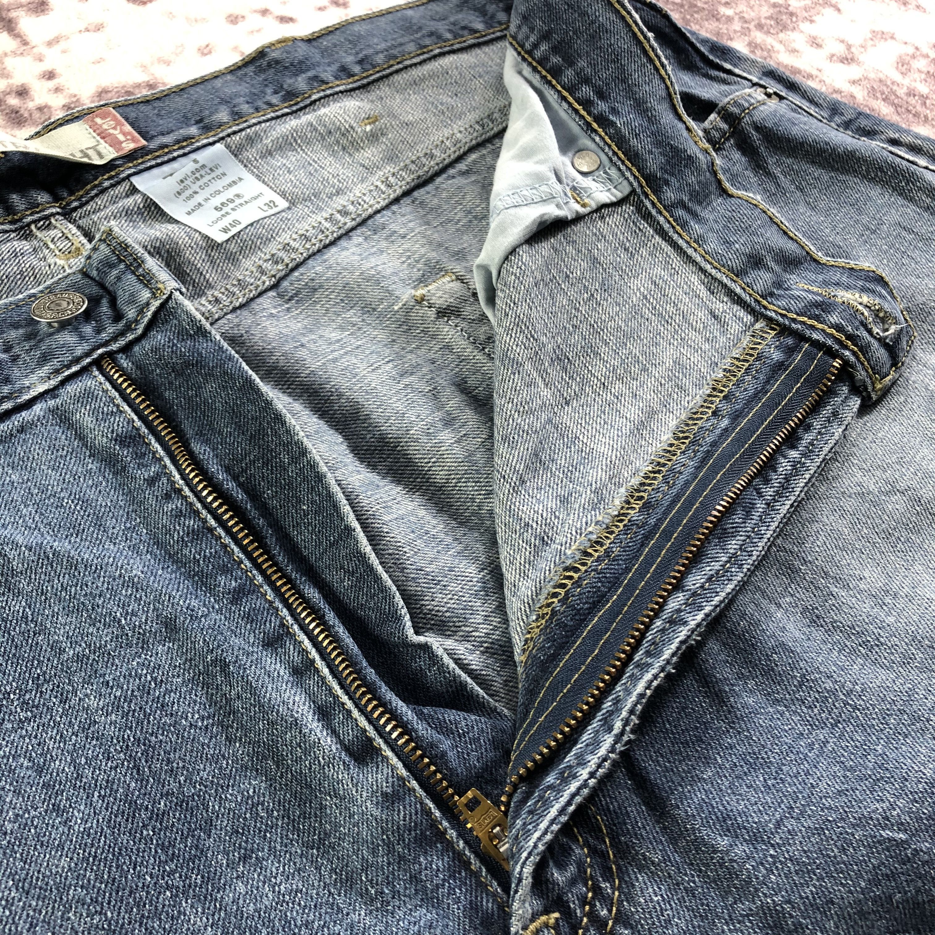 Levi's × Vintage Vintage Blue Wash Levis 569 Jeans-JM3451 Size US 42 / EU 58 - 8 Thumbnail