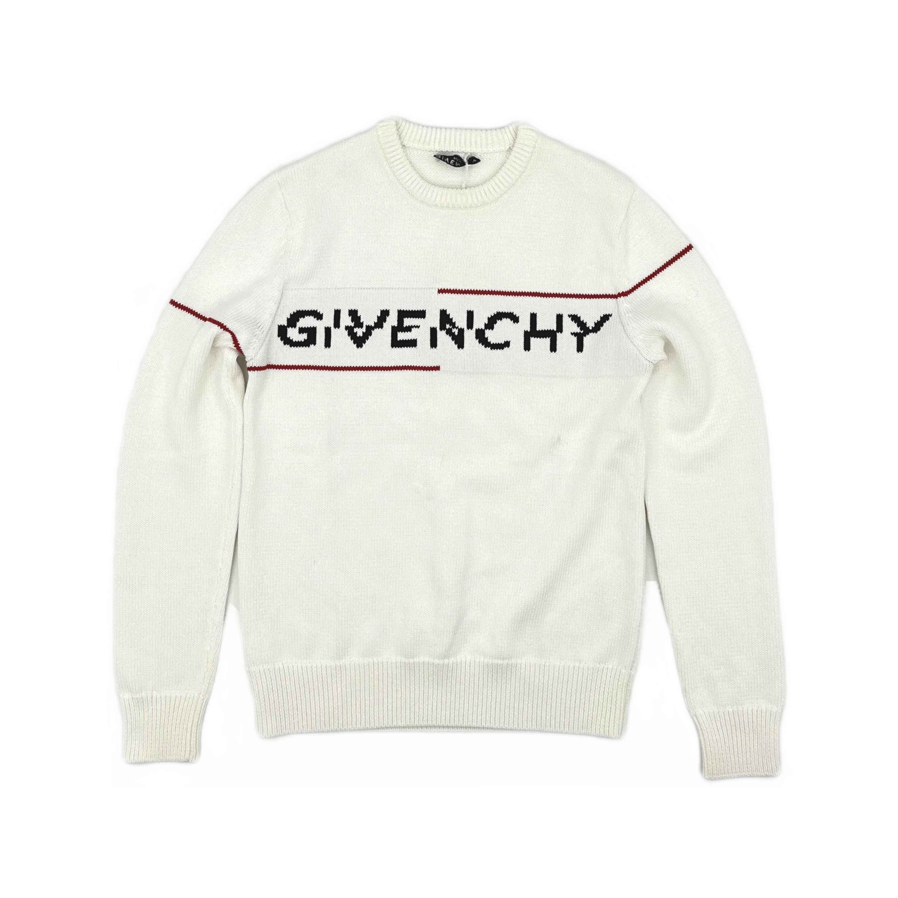 Givenchy Givenchy Logo Knit Sweater Size S Size US S / EU 44-46 / 1 - 1 Thumbnail