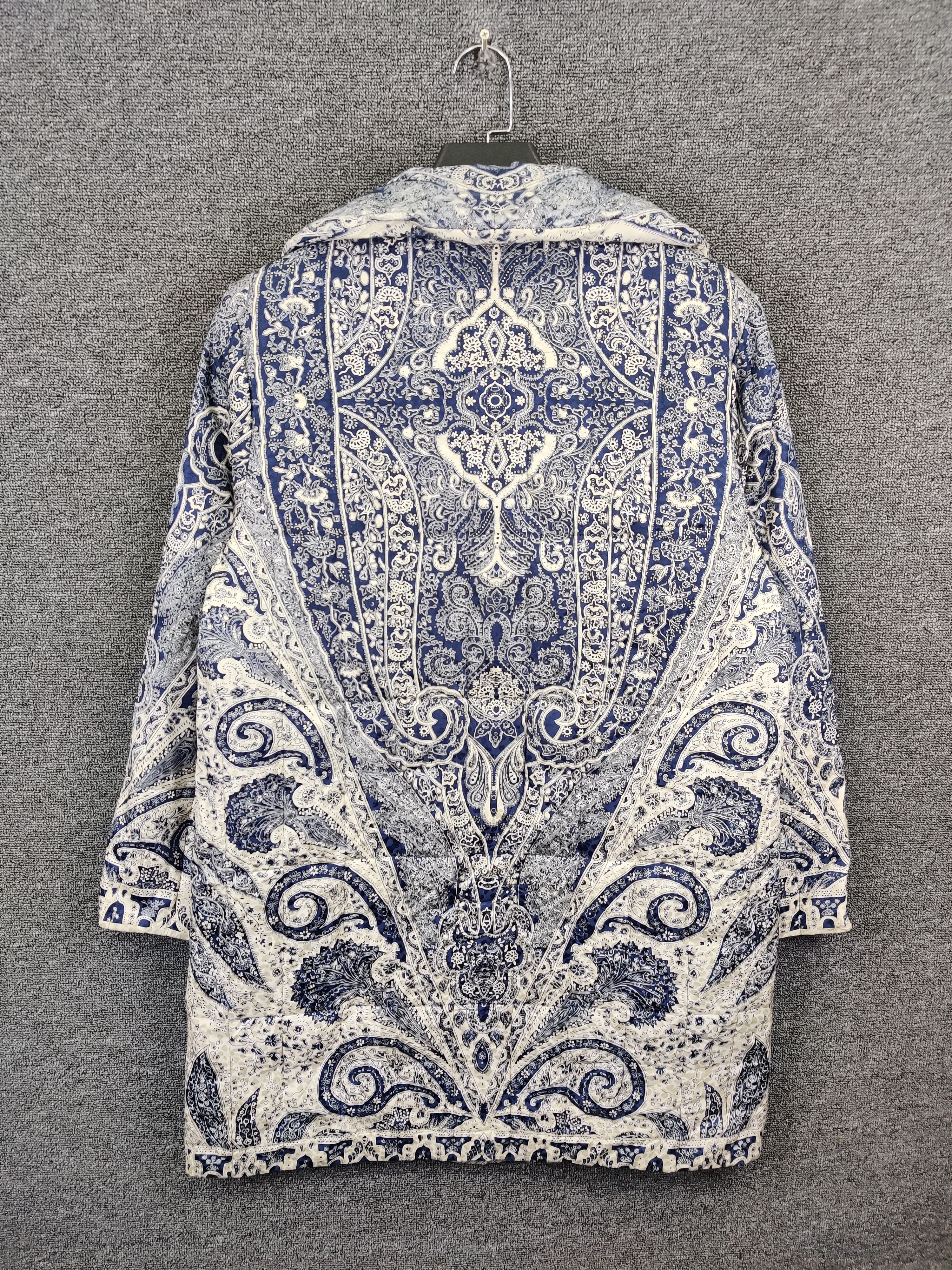 Japanese Brand Vintage Mimo Moda Paisley Long Jacket Nice Design Size US L / EU 52-54 / 3 - 5 Thumbnail