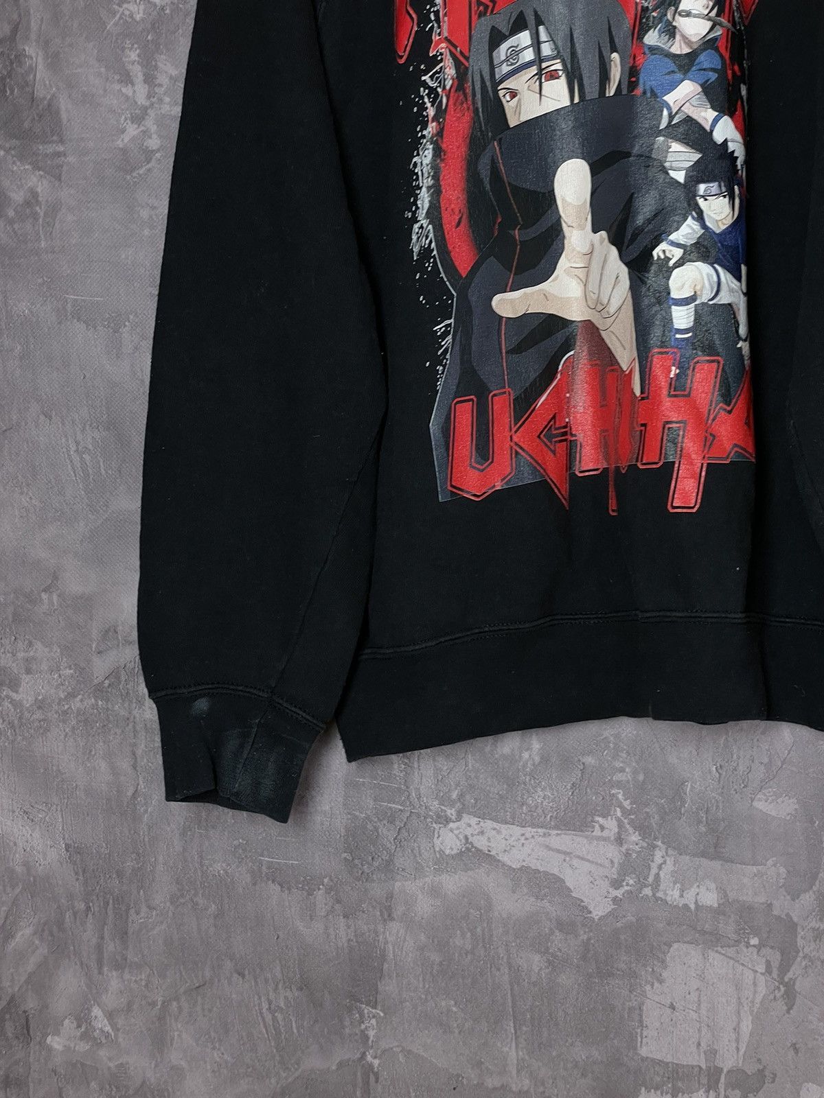 Anime Vintage Naruto Anime Itachi Uchiha Sweatshirt Japanese Size US M / EU 48-50 / 2 - 5 Thumbnail