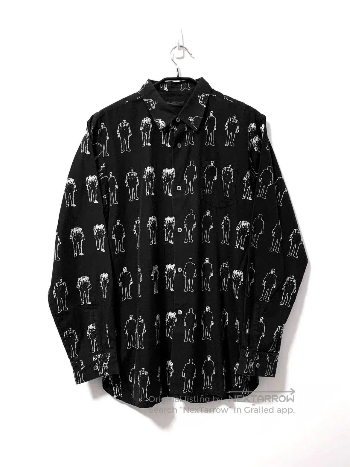 Undercover Undercover 02AW multi Figure Print black Shirt. Size US L / EU 52-54 / 3 - 1 Thumbnail