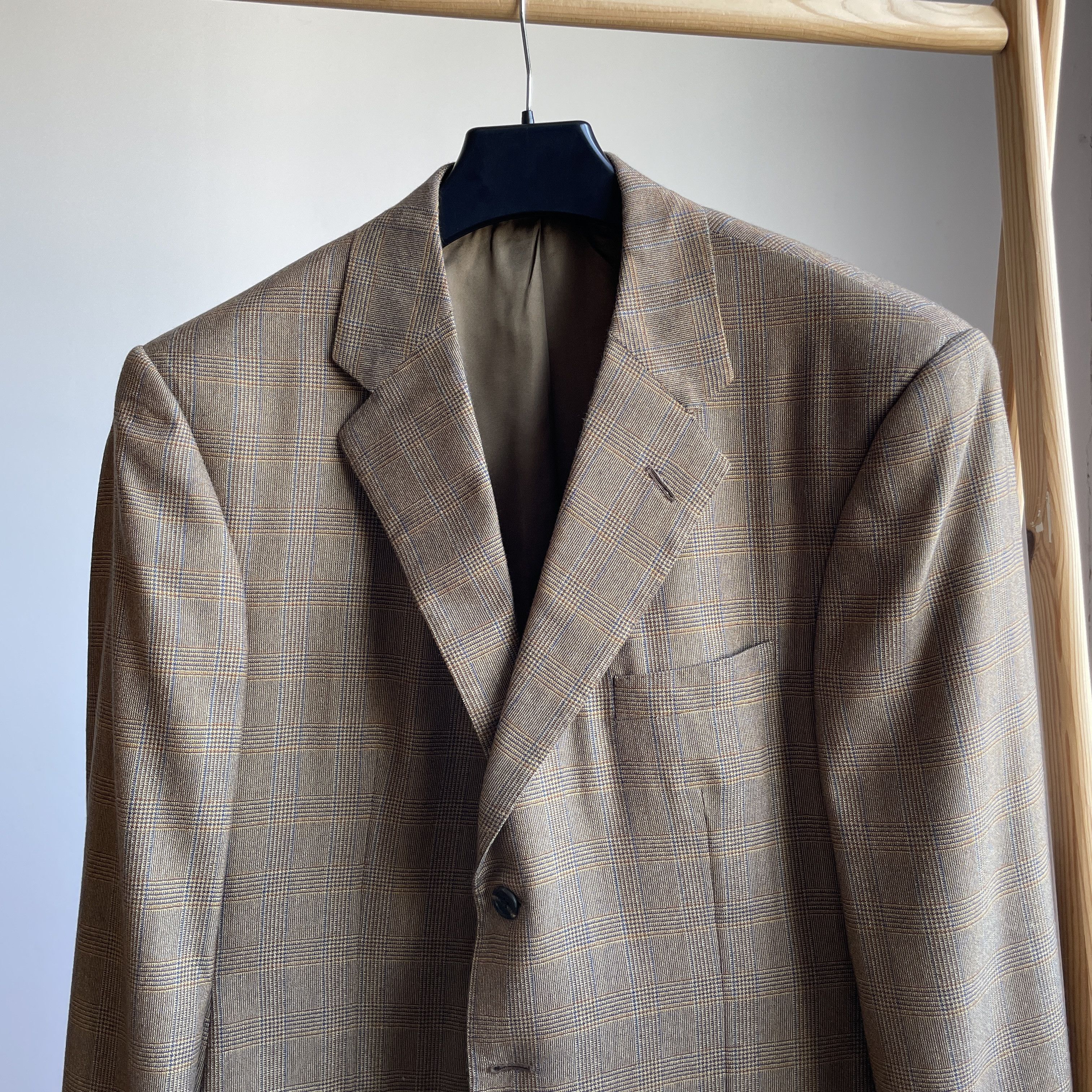 Chester Barrie Chester Barrie Savile Row Saksley Pure Cashmere Plaid Blazer Size 42L - 4 Thumbnail