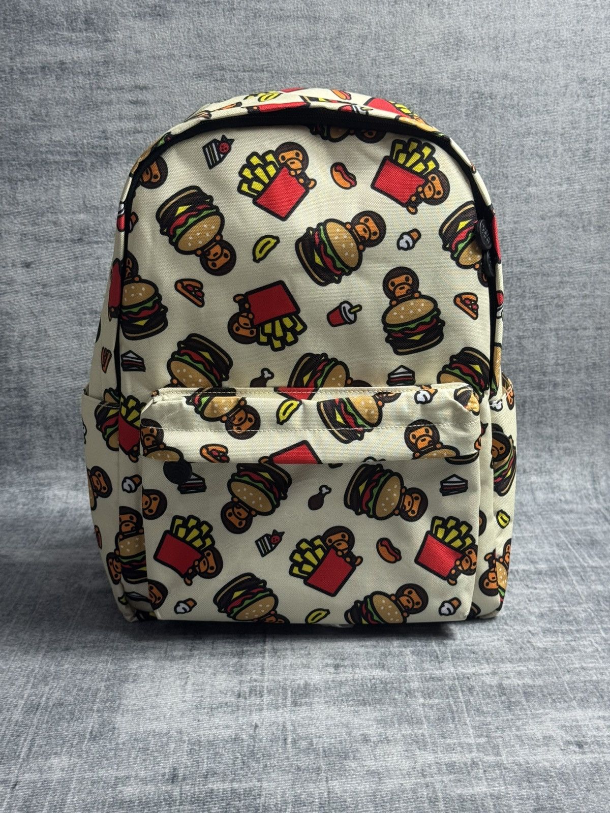 Bape Baby Milo Fast Food All Over Print Backpack Size ONE SIZE - 2 Thumbnail