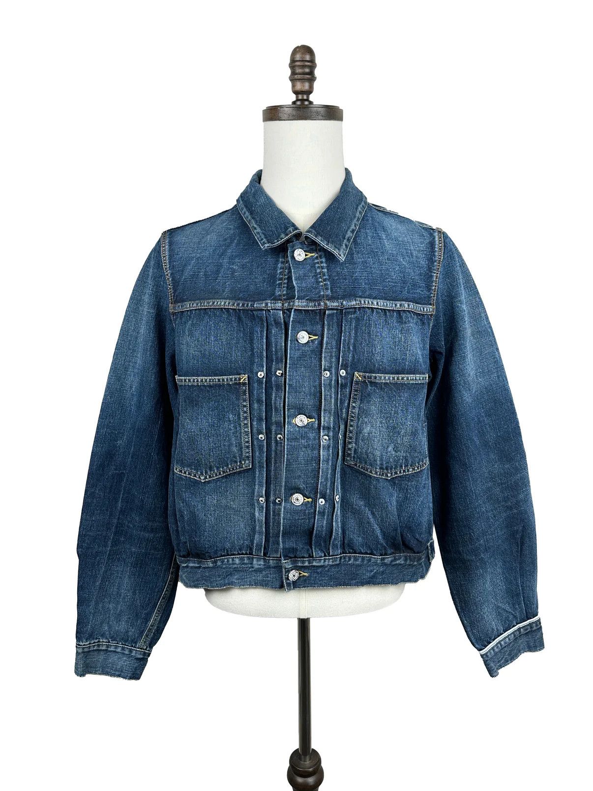 Visvim SS19 Shorty Chore JKT Dry Denim | Grailed