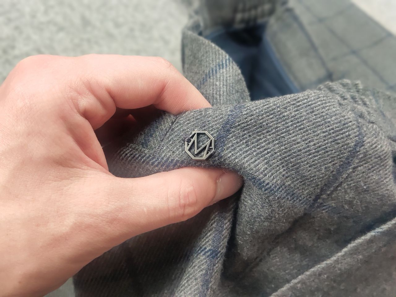 Other MR Marvis Design The Flannels Wool Blend Gray Trouser Pants Size US 32 / EU 48 - 16 Thumbnail