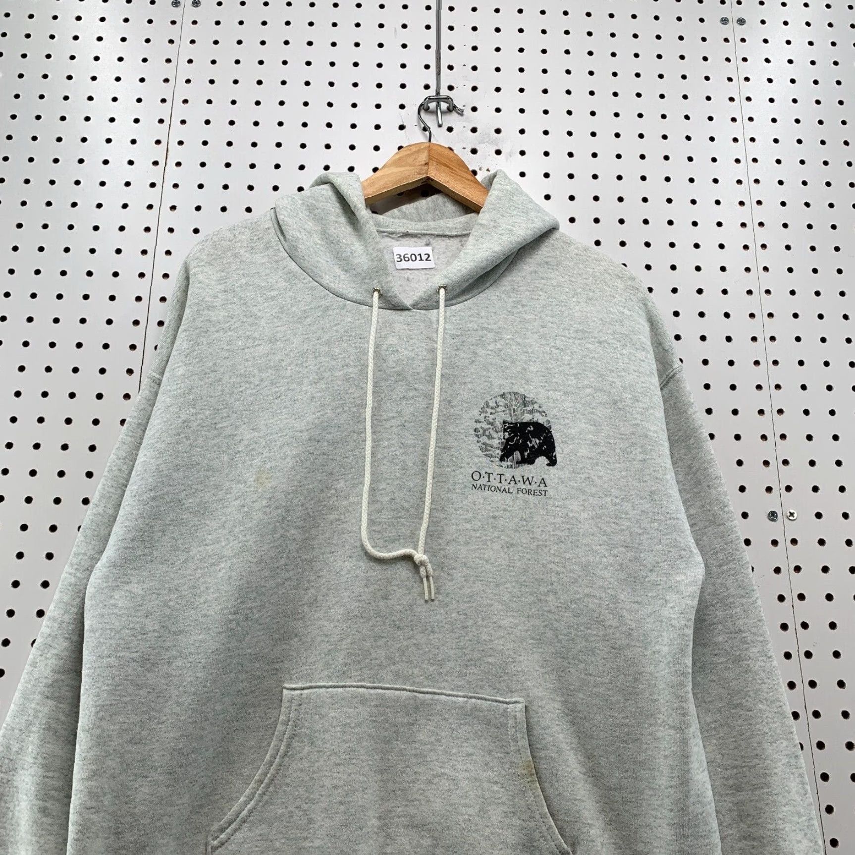 Vintage VINTAGE National Ottawa National Park Hoodie Sweatshirt Men Large Gray Bear Outdoor Size US L / EU 52-54 / 3 - 5 Thumbnail