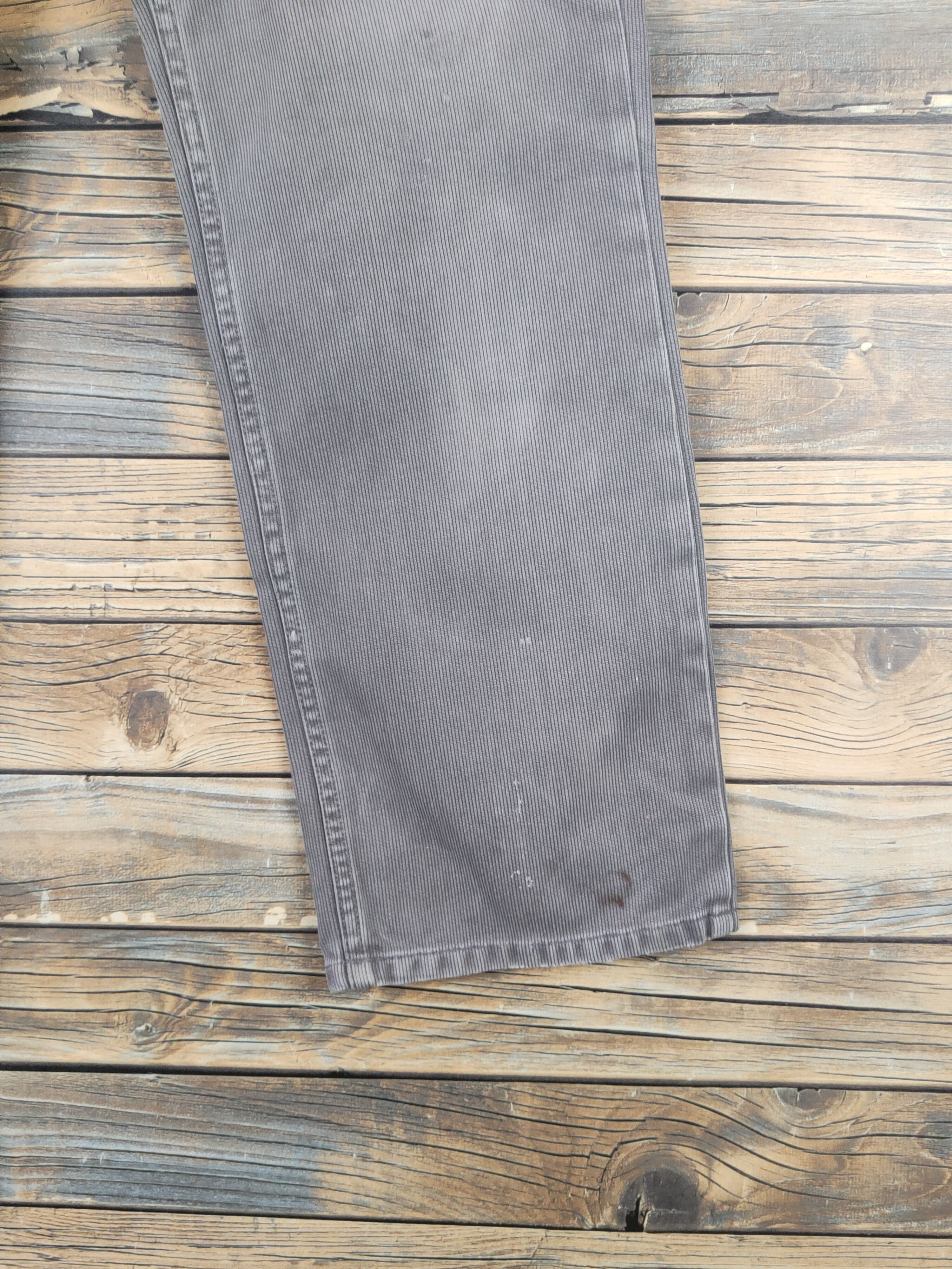 Levi's DL Levi's Dark Gray corduroy vintage Casual Pants #46-240T Size US 31 - 6 Thumbnail