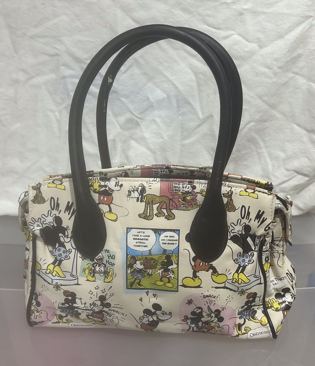 Disney Disney Mickey Mouse Cartoon Comic Strip Handbag Purse Size ONE SIZE - 3 Thumbnail