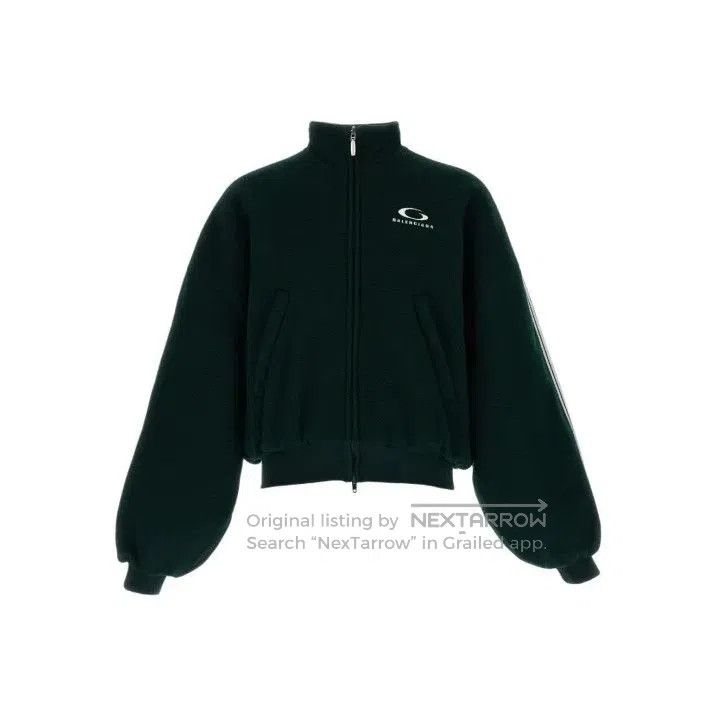 Balenciaga Balenciaga Green Loop Sports Icon Zip Jacket. Size US S / EU 44-46 / 1 - 1 Thumbnail