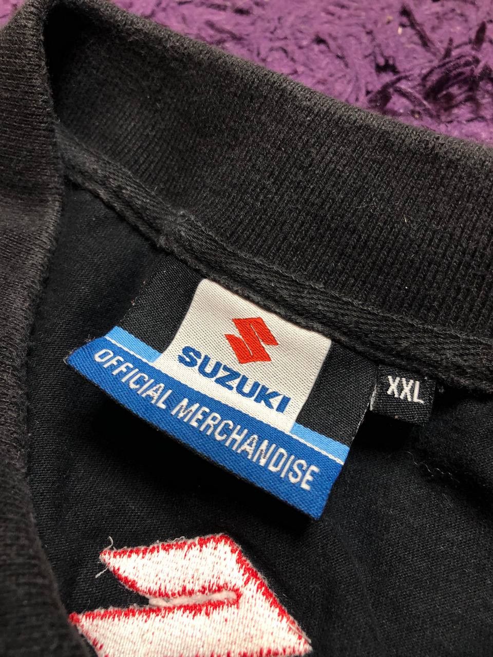Vintage Vintage Suzuki Y2K Logo 100% Cotton Polo Size XXL Size US XXL / EU 58 / 5 - 2 Thumbnail