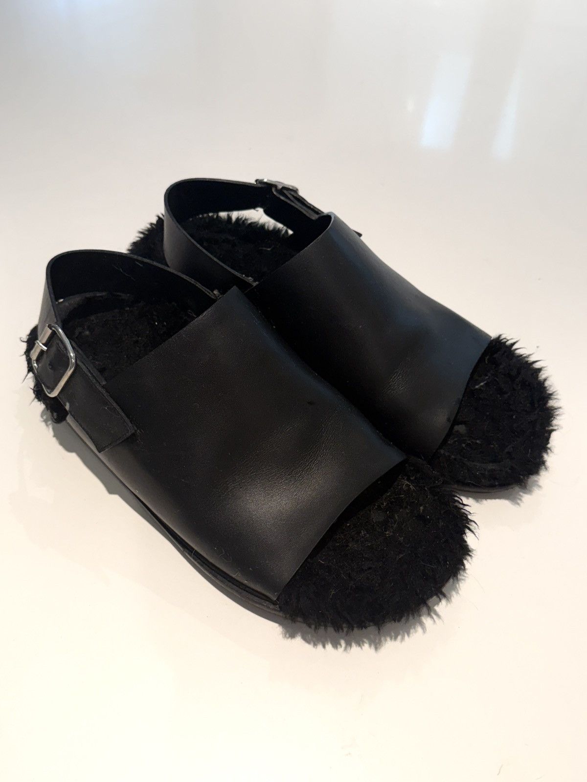 Marni Marni Black fussbet sandal slides Size US 10 / EU 43 - 3 Thumbnail