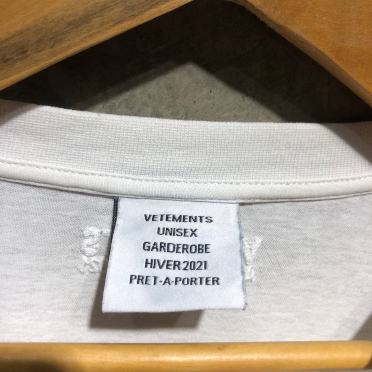 Vetements Vetements logo back to back print tee Size US M / EU 48-50 / 2 - 4 Thumbnail