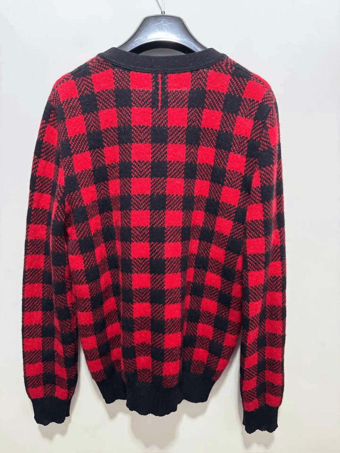 Saint Laurent Paris Saint Laurent Paris by Hedi 14AW Plaid Cardigan-2508 Size US M / EU 48-50 / 2 - 2 Thumbnail