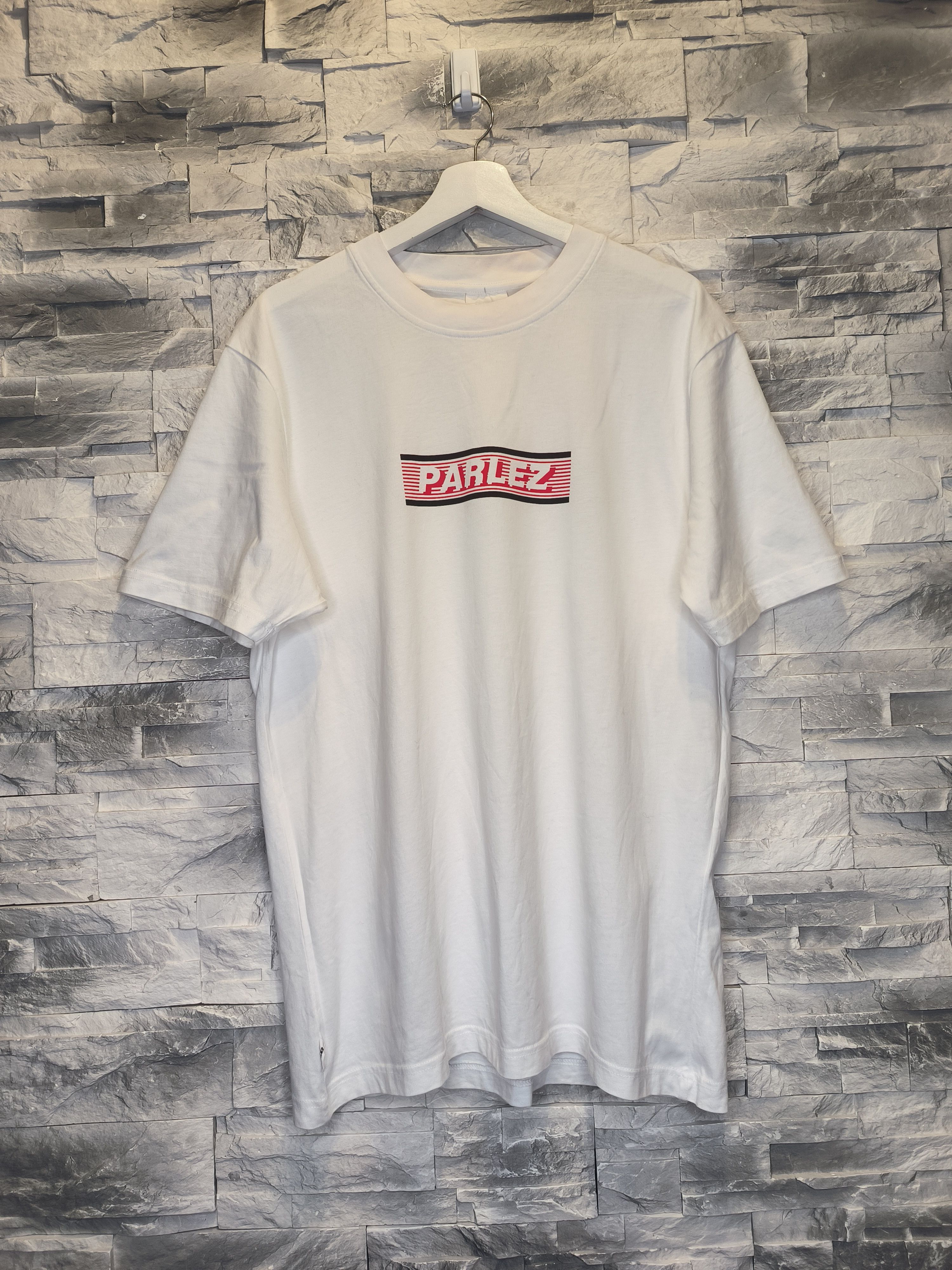 Parlez Parlez T-Shirt Tee White Logo Size US L / EU 52-54 / 3 - 1 Thumbnail