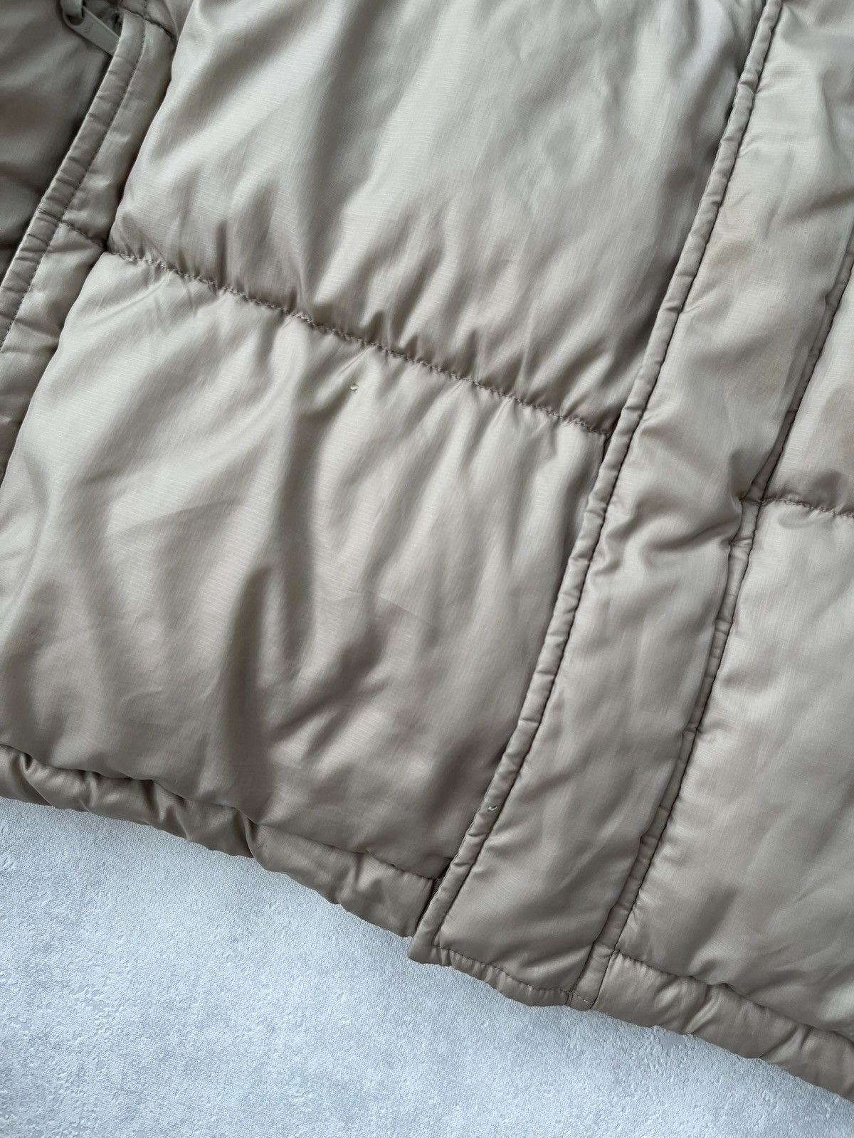 Nike × Vintage 90s Nike Swoosh Vintage Y2K Oversized Puffer Hooded Jacket Size US XL / EU 56 / 4 - 7 Thumbnail
