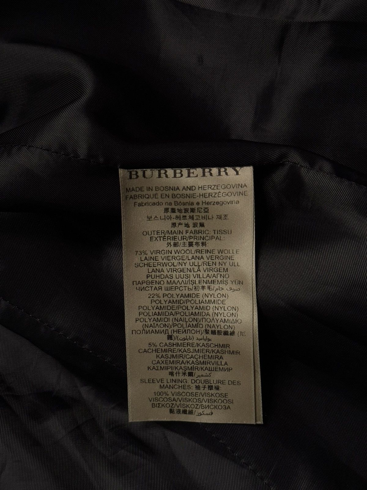 Burberry × Designer Burberry Brit double breasted wool coat jacket Size XL / US 12-14 / IT 48-50 - 15 Thumbnail