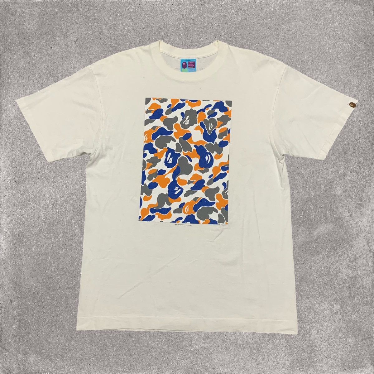 Bape Bape Large Maebashi City Camo White Tee A Bathing Ape 2006 Size US L / EU 52-54 / 3 - 1 Thumbnail
