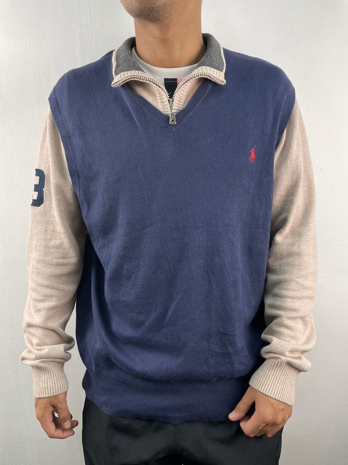 Polo Ralph Lauren Vintage Polo Ralph Lauren Vest Sweater Size US XL / EU 56 / 4 - 1 Thumbnail