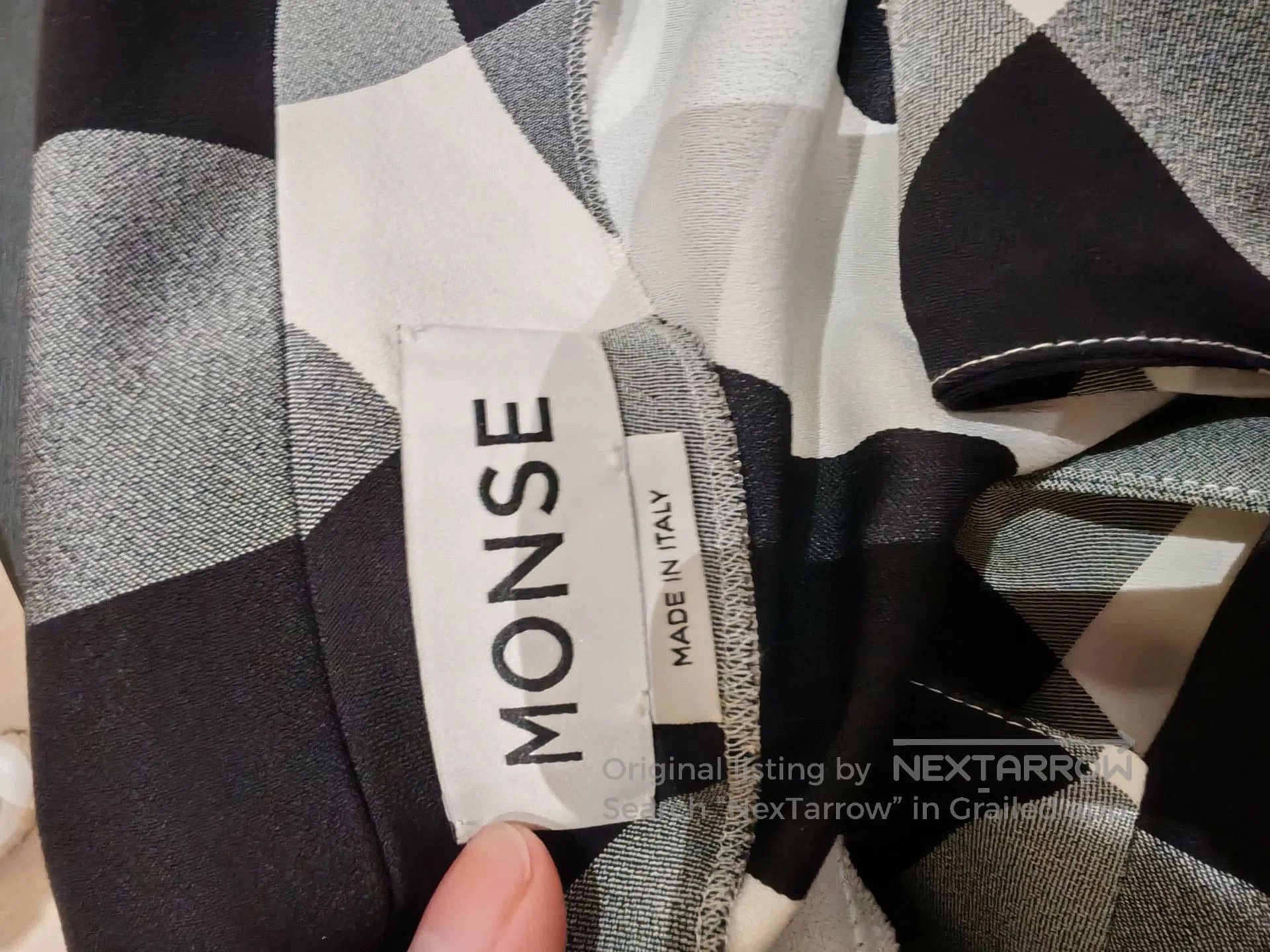 MONSE MONSE Plaid Designer Dress. Size M / US 6-8 / IT 42-44 - 4 Thumbnail
