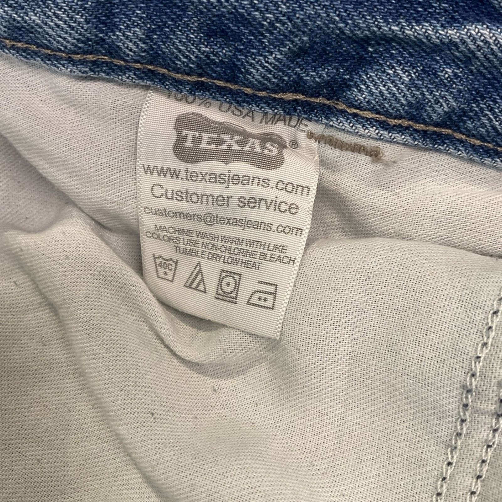 Vintage Texas Jeans Denim Jeans Size US 36 / EU 52 - 5 Thumbnail