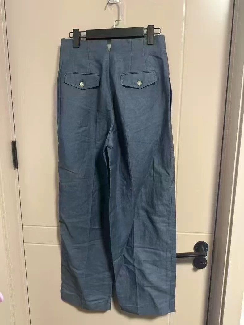 Celine Celine Wool WideLeg Trousers Size 36 Size 34" / US 12 / IT 48 - 2 Thumbnail
