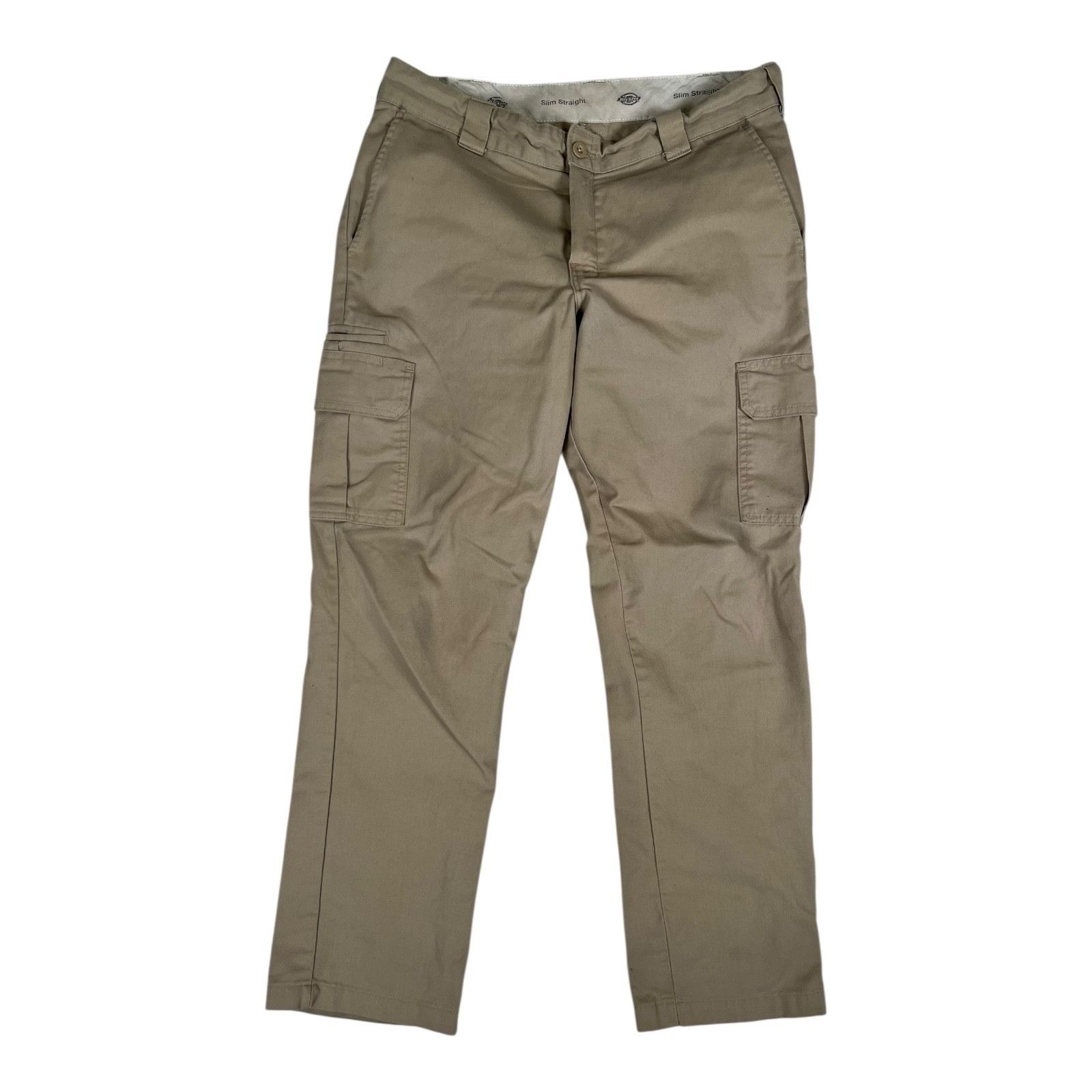 Dickies Dickies Cargo Pants Mens 34x30 Khaki Beige Regular Cotton Bl Size US 34 / EU 50 - 1 Thumbnail