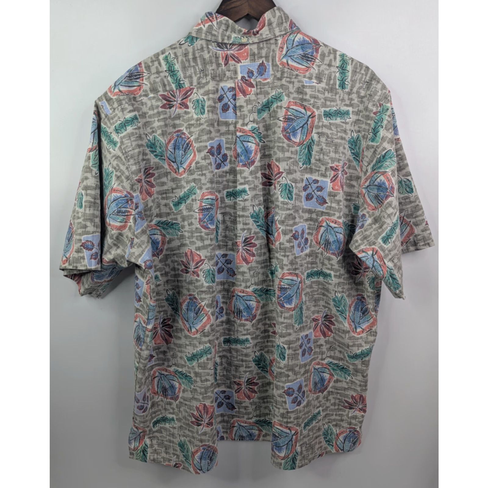 Reyn Spooner VINTAGE Reyn Spooner Mens 2XL Hawaiian Floral Button Short Sleeve Vacation Reverse Print Size US 39 - 3 Thumbnail