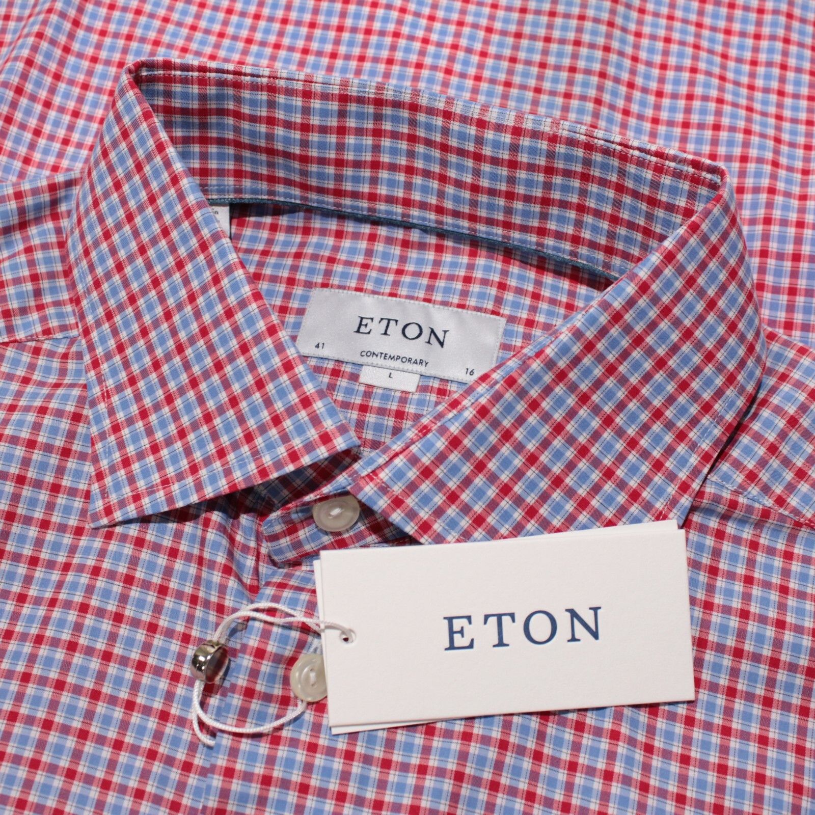 Eton Eton New with tags Shirt Size L US In Red Size US L / EU 52-54 / 3 - 1 Thumbnail
