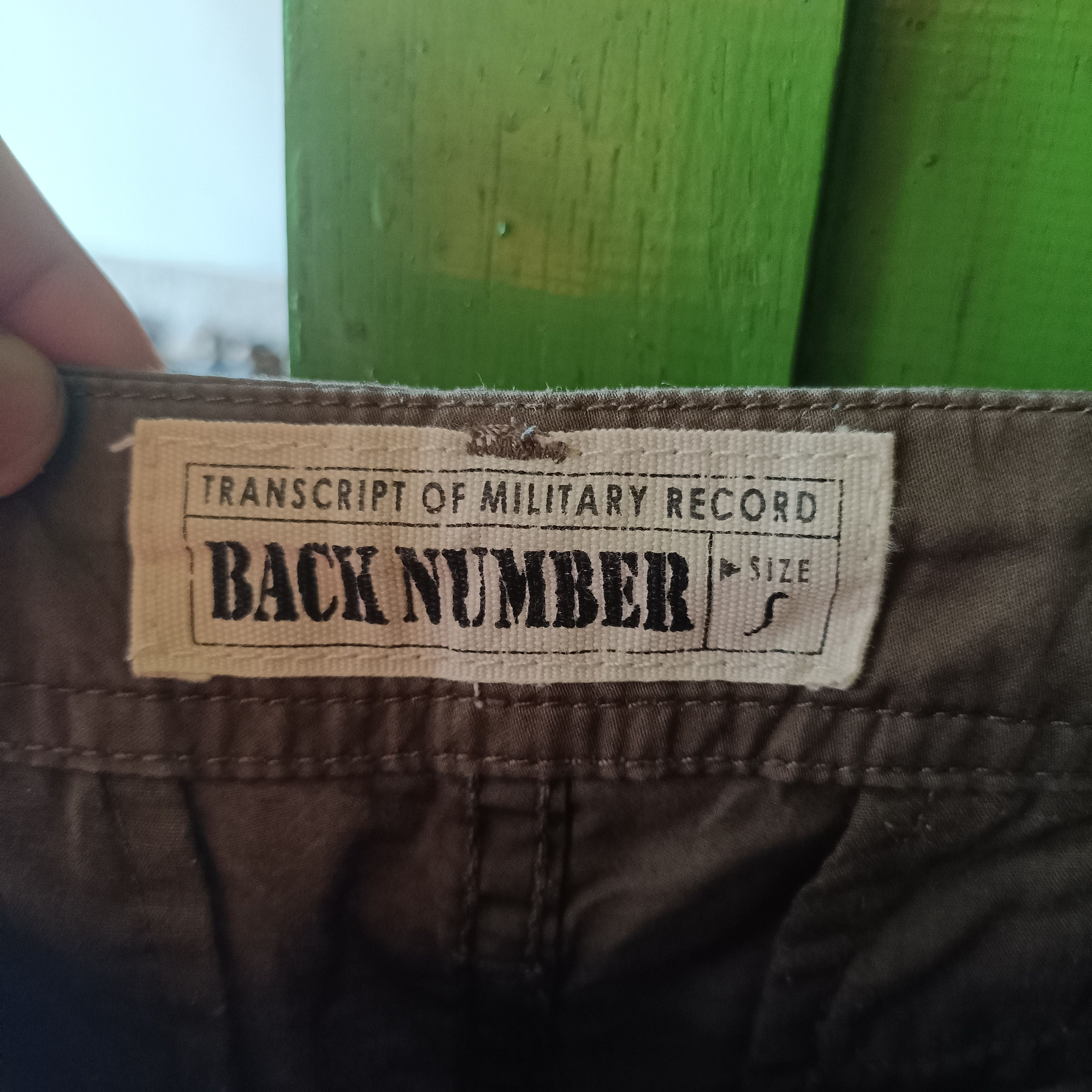 Japanese Brand Back Number Cargo Pants Transcript Of Military Record Size US 30 / EU 46 - 13 Thumbnail