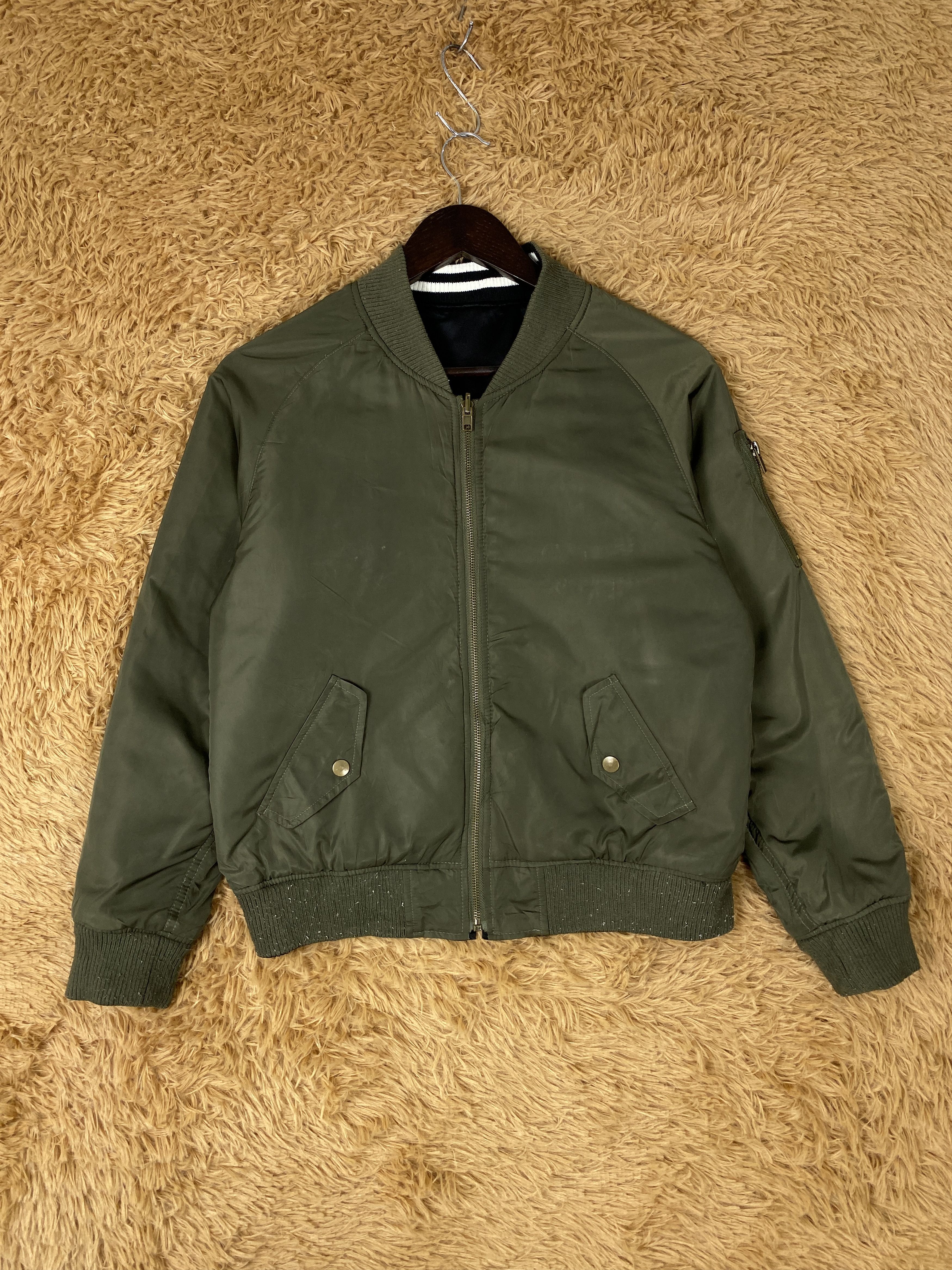 Japanese Brand Vintage Sukajan Reversible Bombers Jacket J1978 Size US S / EU 44-46 / 1 - 10 Thumbnail