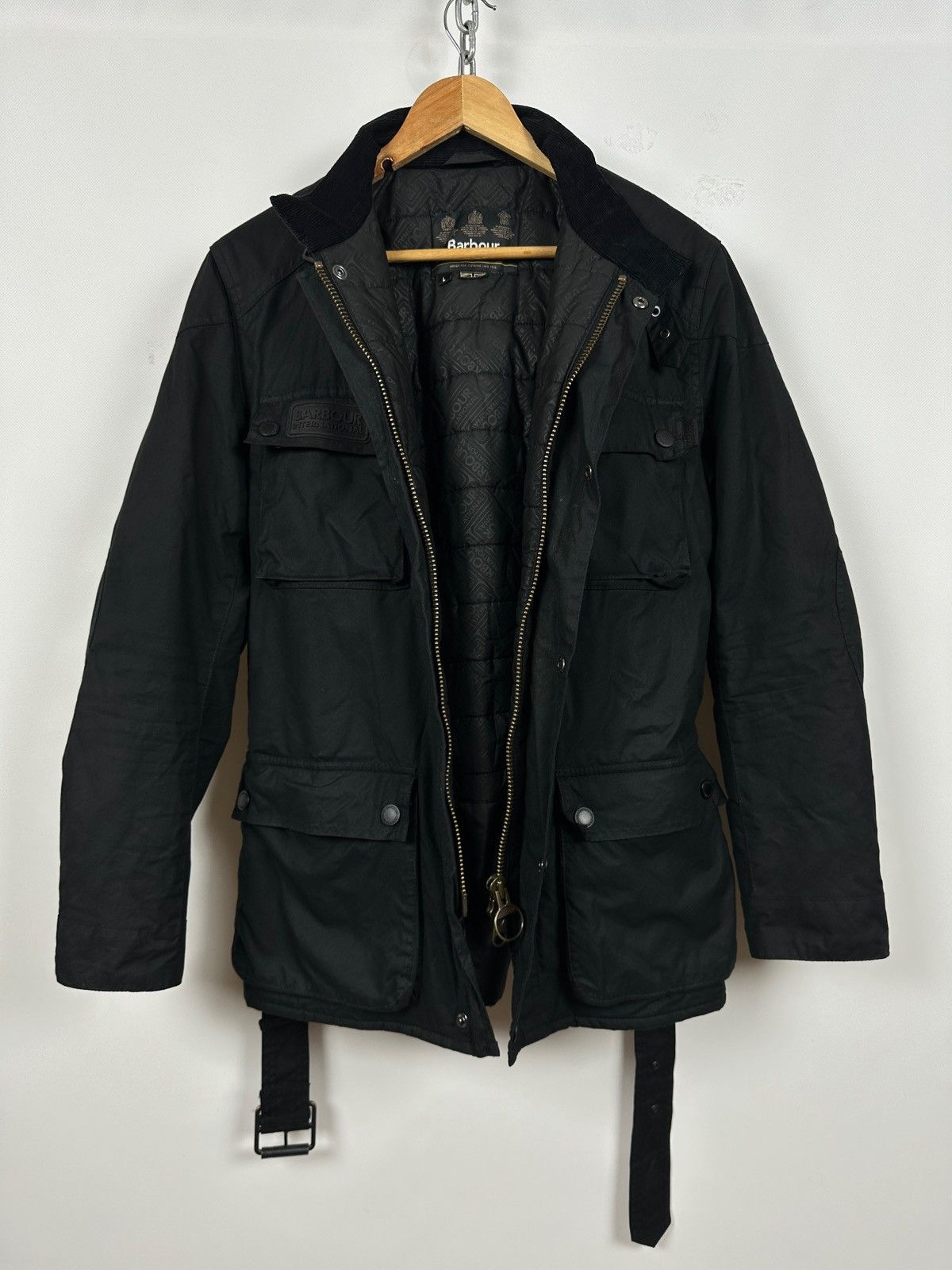 Barbour Barbour International Blackwell Waxed Motorcycle Jacket Size US L / EU 52-54 / 3 - 2 Thumbnail