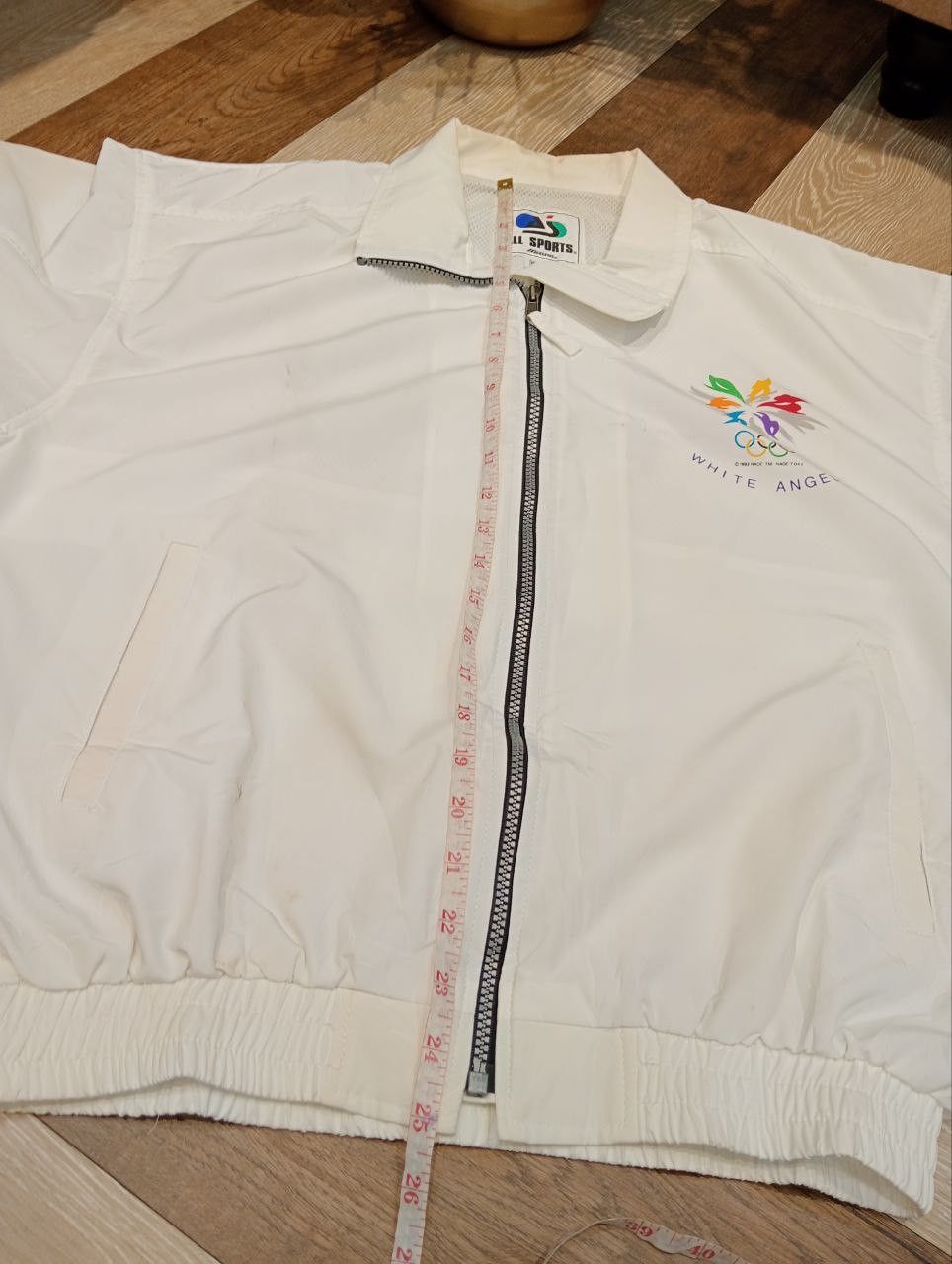 Vintage VINTAGE 90S OLYMPIC WHITE ANGELS ALL SPORT MIZUNO JACKET Size US L / EU 52-54 / 3 - 11 Thumbnail