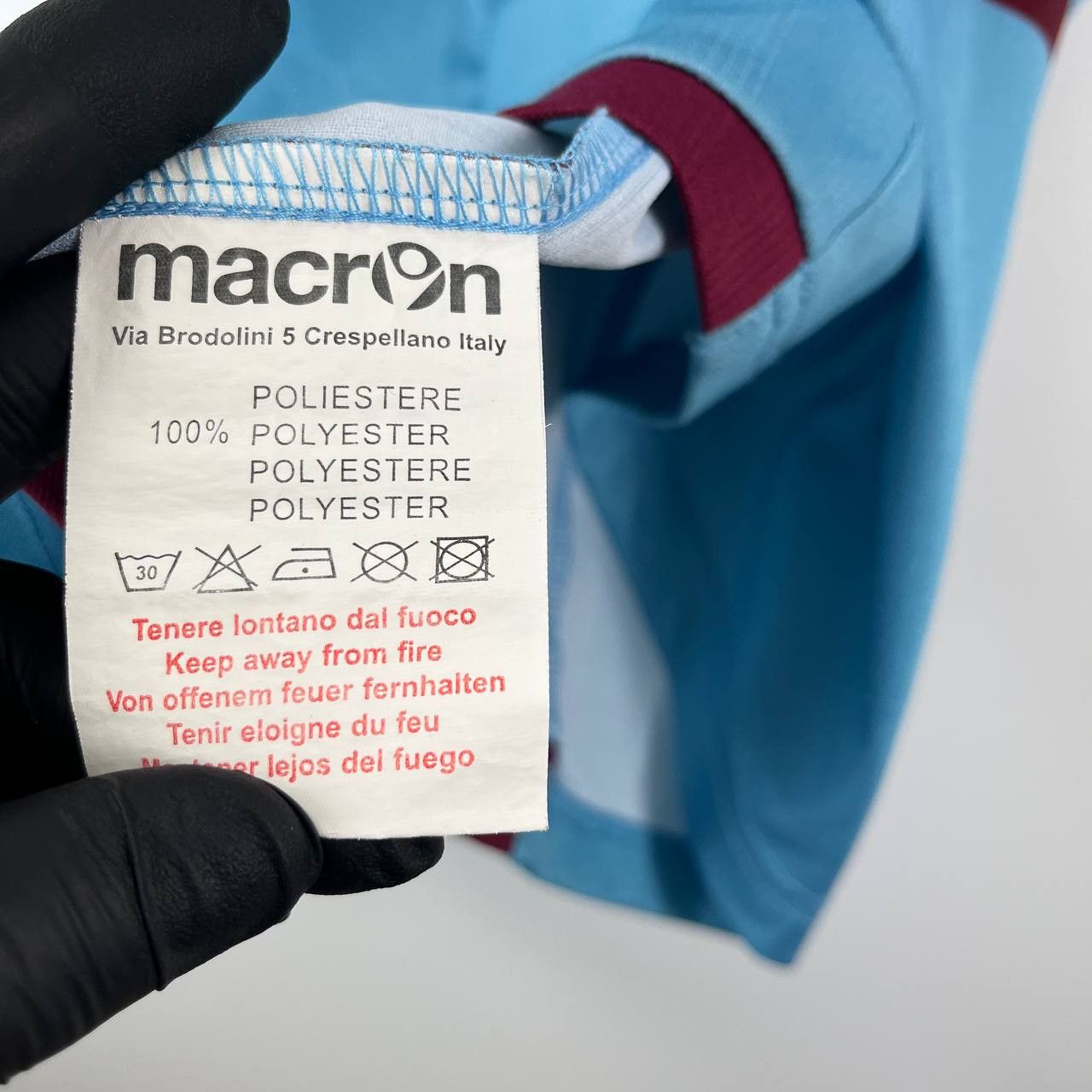 Macron West Ham United 2012 Home Football Soccer Shirt Macron Sz L Size US L / EU 52-54 / 3 - 3 Thumbnail
