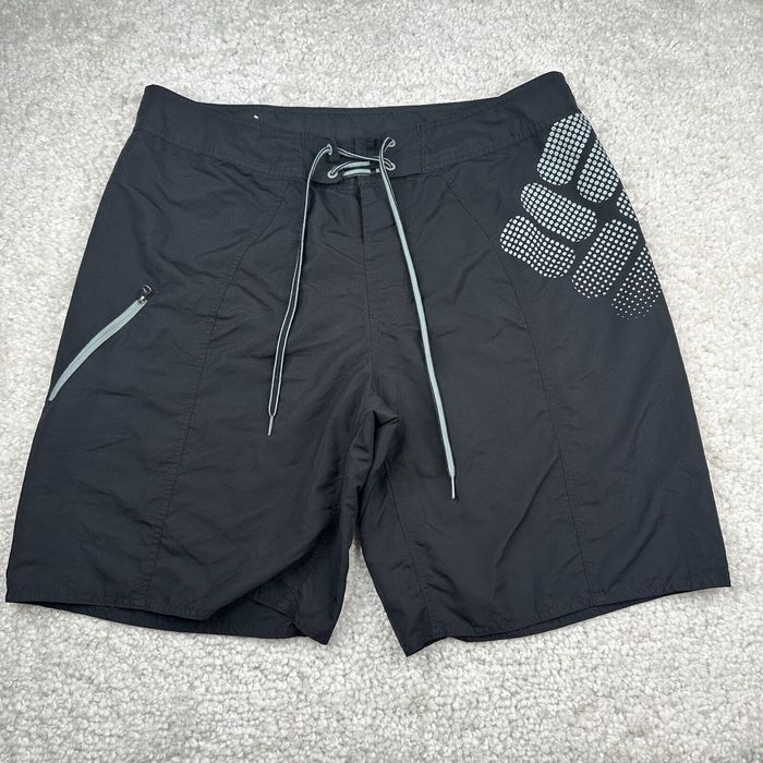 Vintage Columbia Board Short Mens 40 Black Swimming Trunks PFG