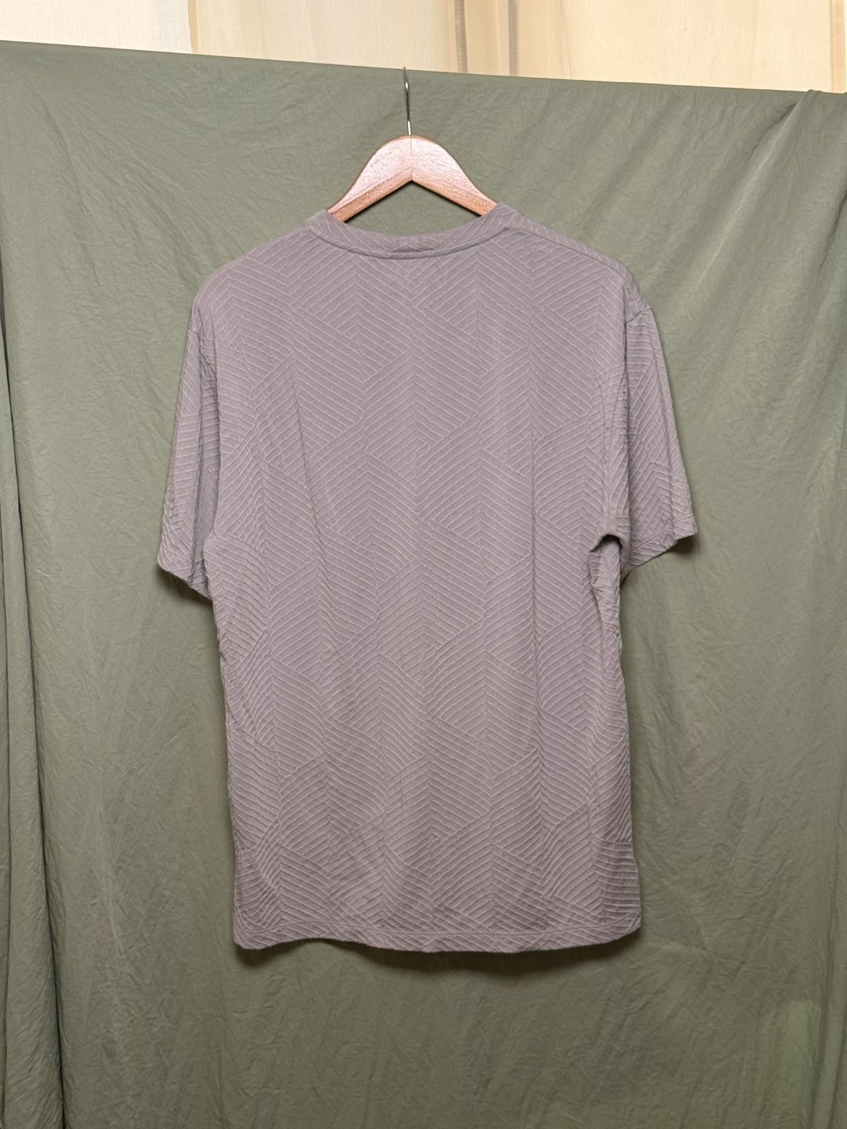 Giorgio Armani Giorgio Armani Cashmere Blend Chevron T-Shirt Size US L / EU 52-54 / 3 - 4 Thumbnail
