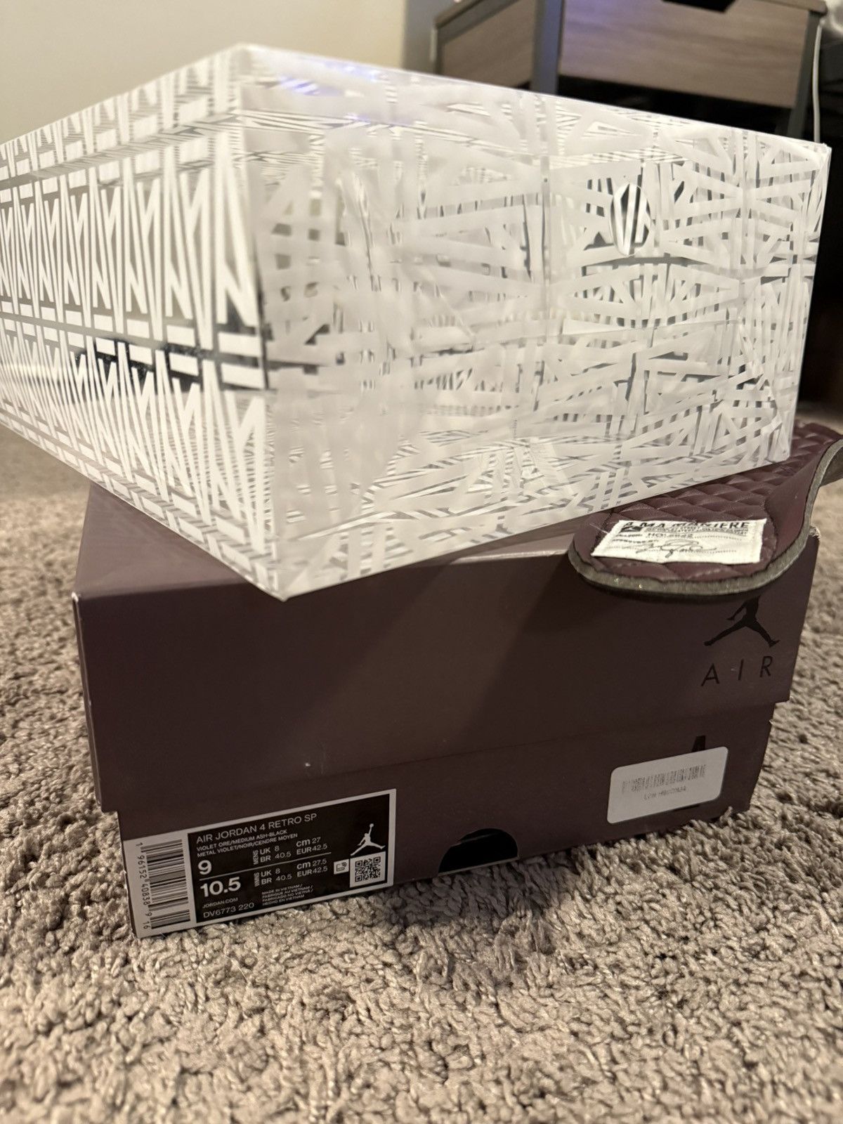 A Ma Maniere × Jordan Brand Jordan 4 A Ma Maniere Violet Ore Size US 9 / EU 42 - 8 Thumbnail