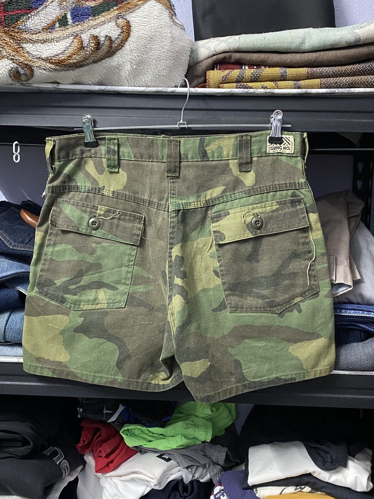 Vintage Vintage Gung Ho Bush Pants Short Pants Military Army Size 34" / US 12 / IT 48 - 2 Thumbnail