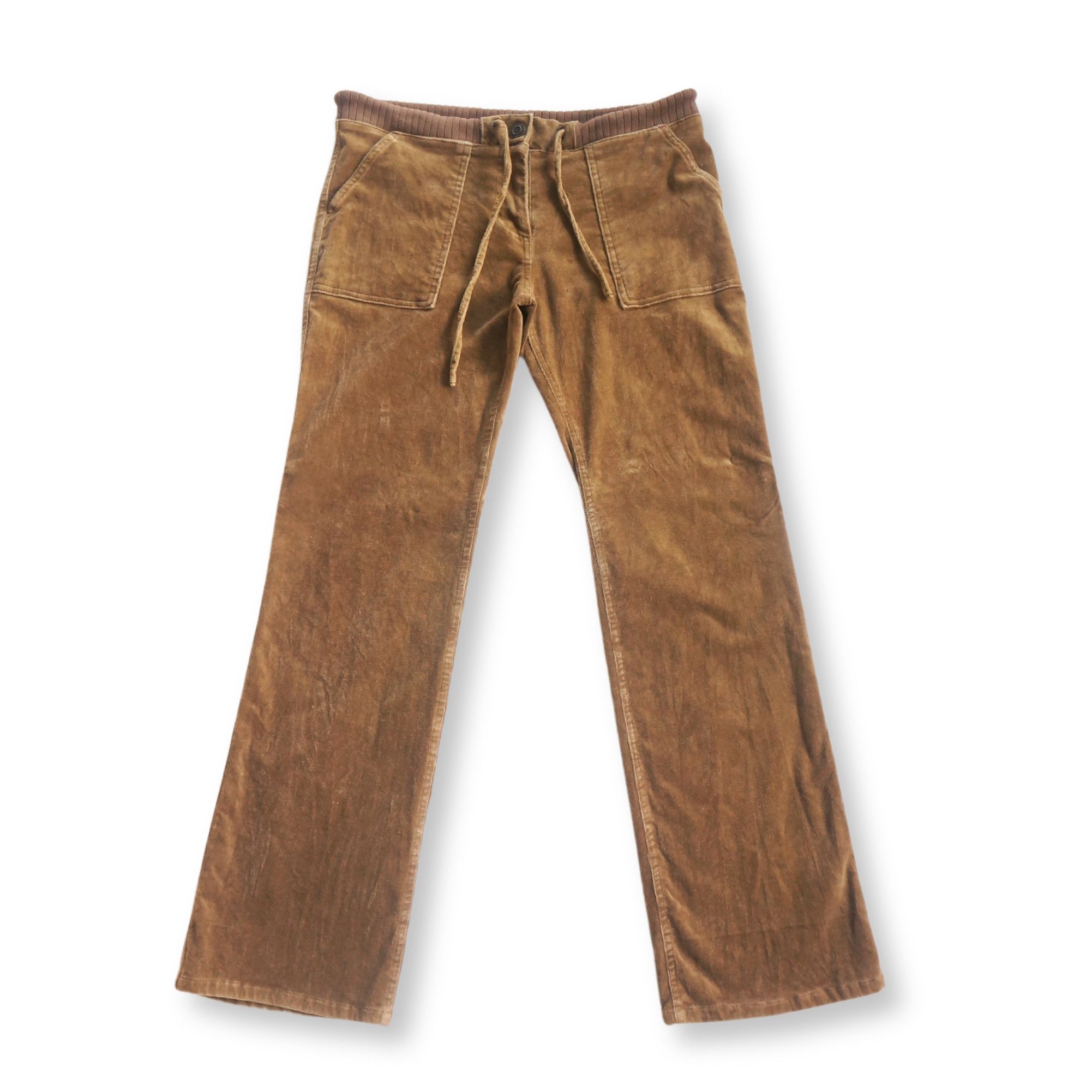 Brown Drawstring Corduroy