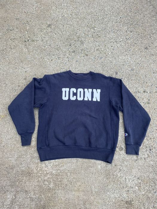 Vintage Vintage Champion Reverse Weave UConn Crewneck | Grailed