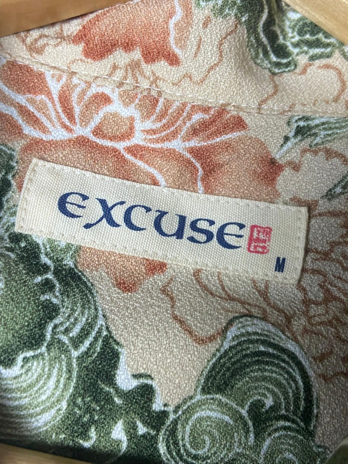 Japanese Brand Excuse Japanese Brand Floral Over Print Shirt (151) Size US XXS / EU 40 - 6 Thumbnail
