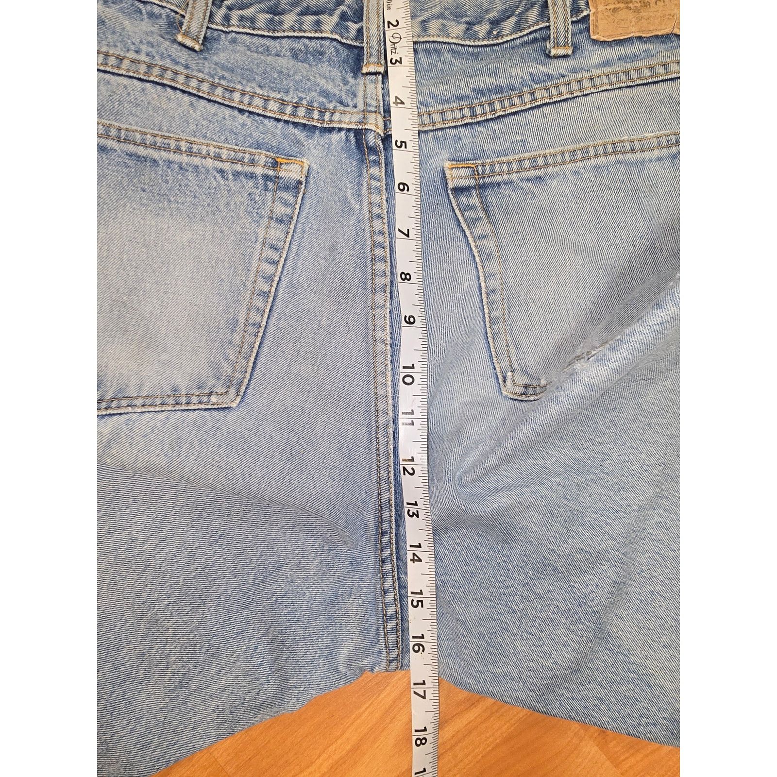 Eddie Bauer Eddie Baur Jeans 36x36 Light Wash Denim Natural Distressing Size US 36 / EU 52 - 13 Thumbnail