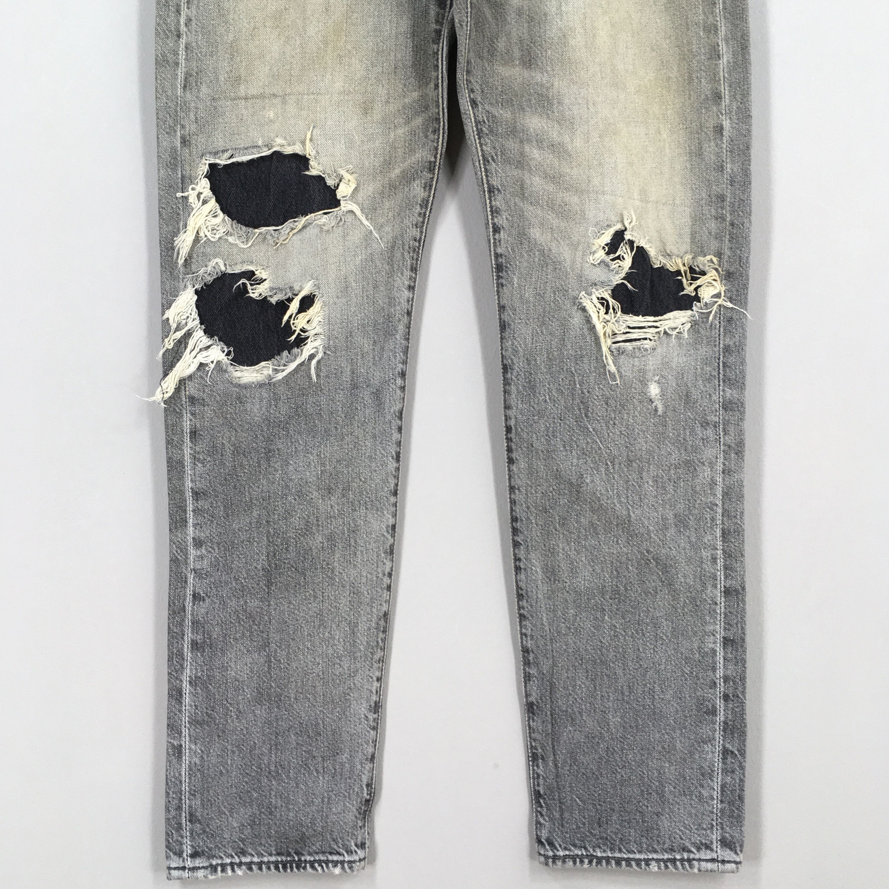 Levi's Size 30x30 Vintage Y2K Levi's 501 Faded Black Jeans S702 Size US 30 / EU 46 - 4 Thumbnail