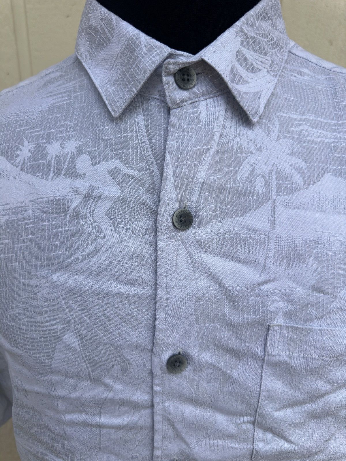 Other Kahala Hawaiian Print White Full Button Men's Medium Size US M / EU 48-50 / 2 - 3 Thumbnail