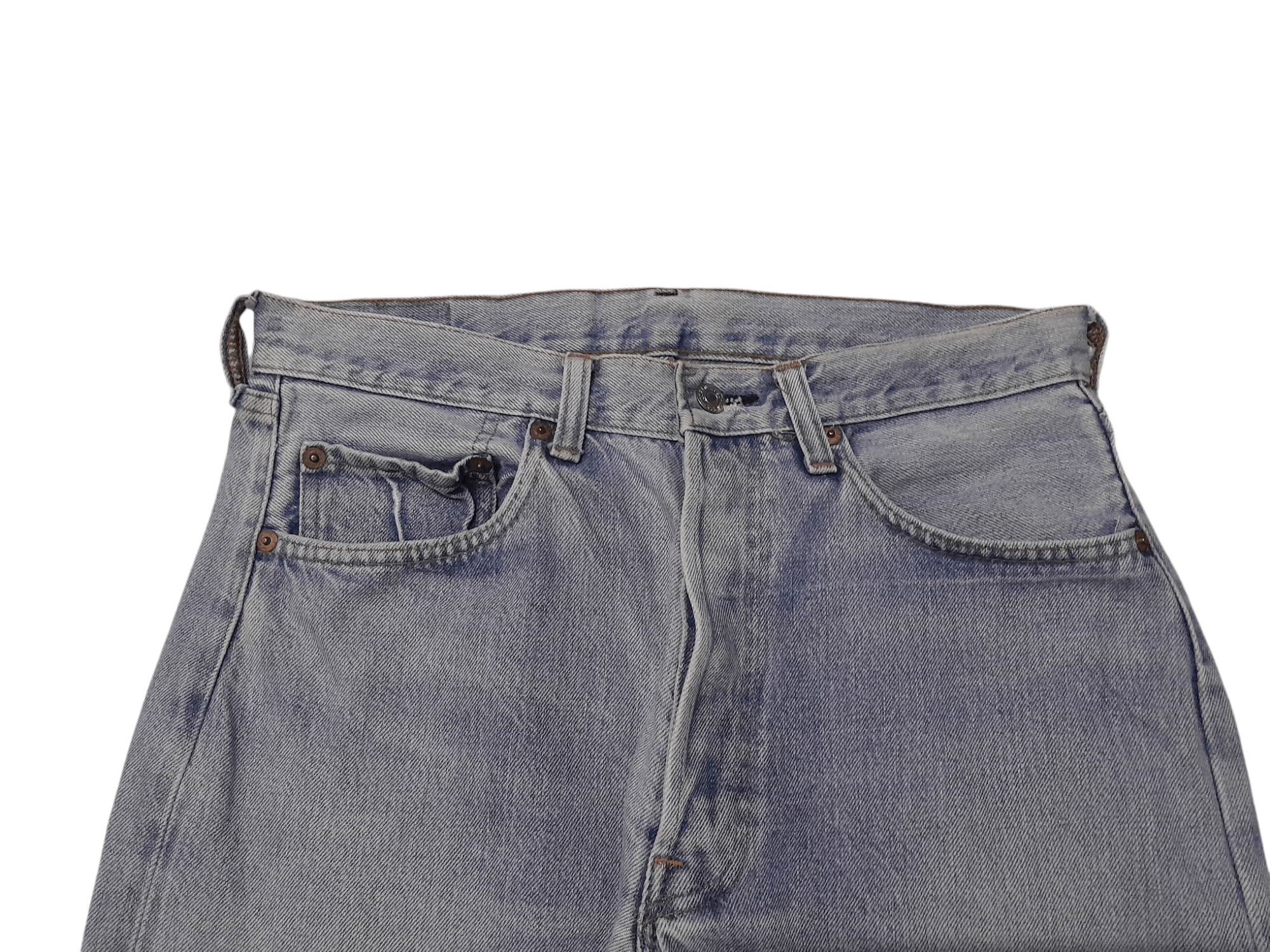 Levi's 80s Levis 501 Denim 524 Selvedge Denim (S 284) Waist 30 Size US 30 / EU 46 - 4 Thumbnail