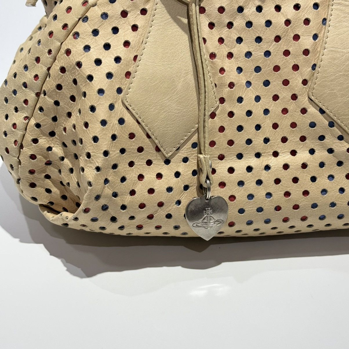 Vivienne Westwood Vivienne Westwood Perforated Leather Shoulder Bag Size ONE SIZE - 2 Thumbnail